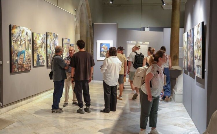 Εγκαινιάστηκε η έκθεση ζωγραφικής του Κων/νου Περάκη με τίτλο: «Η Άλλη Πλευρά της Σιωπής»